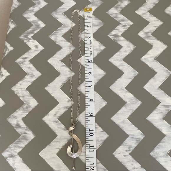 Vintage Modernist .925 Sterling Necklace - Picture 13 of 13